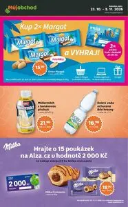 Akční leták Můj obchod, platný od 2026-10-23 do 2026-11-05.