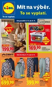 Akční leták LIDL, platný od 2026-11-02 do 2026-11-08.